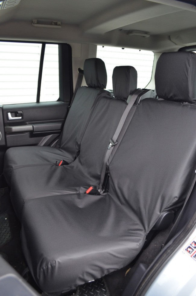 Land Rover-Freelander 1 Rear 2+1 60/40 Split INKA Tailored Waterproof Seat Covers Black MY-1997-2006
