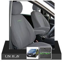 Load image into Gallery viewer, W447 Mercedes Benz Vito V-Class INKA Front 1+1 Tailored Waterproof Seat Covers Grey MY-15-20
