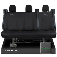 Ford Transit Custom INKA Rear Triple Tailored Waterproof Seat Covers Black MY-12-25 (Choice of 7 Colours)