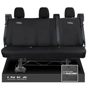Ford Transit Custom INKA Rear Triple Tailored Waterproof Seat Covers Black MY-12-23 (Choice of 7 Colours)