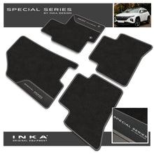 Load image into Gallery viewer, Hyundai Tucson MHEV Car Mats (Front &amp; Rear Set) with Premium Carpet &amp; OEM Leatherette Fits MY20 Onwards
