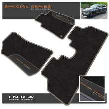 Load image into Gallery viewer, Kia E-NIRO Car Mats (Front &amp; Rear Set) with Premium Carpet &amp; OEM Leatherette Fits MY18-22
