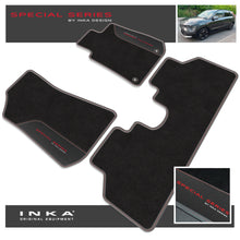 Load image into Gallery viewer, Kia E-NIRO Car Mats (Front &amp; Rear Set) with Premium Carpet &amp; OEM Leatherette Fits MY18-22

