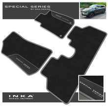 Load image into Gallery viewer, Kia E-NIRO Car Mats (Front &amp; Rear Set) with Premium Carpet &amp; OEM Leatherette Fits MY18-22
