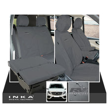 Load image into Gallery viewer, Mercedes Benz Marco Polo V-Class W447 INKA Tailored Waterproof Seat Covers Grey MY-2014 Onwards
