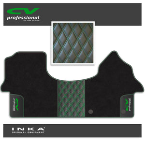 Mercedes Benz Sprinter INKA CV Professional Bentley Leatherette Front Tailored Carpet Mat Black MY18 To Present