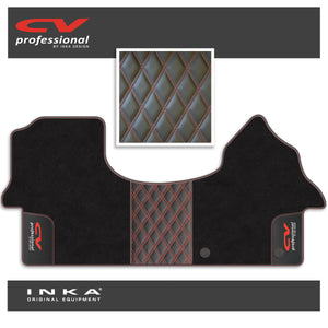 Mercedes Benz Sprinter INKA CV Professional Bentley Leatherette Front Tailored Carpet Mat Black MY18 To Present