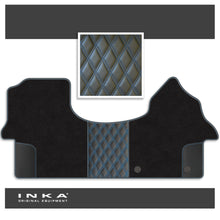 Load image into Gallery viewer, Mercedes Benz Sprinter INKA Bentley Leatherette Front Tailored Carpet Mat Black MY18 To Present
