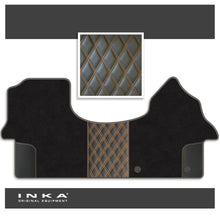 Load image into Gallery viewer, Mercedes Benz Sprinter INKA Bentley Leatherette Front Tailored Carpet Mat Black MY18 To Present
