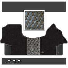 Load image into Gallery viewer, Mercedes Benz Sprinter INKA Bentley Leatherette Front Tailored Carpet Mat Black MY18 To Present

