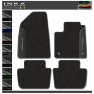 MG MG4 Tailored Car Mats (Front & Rear Set) with Premium Carpet & OEM Leatherette Fits MY2022 Onwards