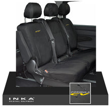 Load image into Gallery viewer, INKA Mercedes Benz Vito , V Class W447 Rear Crew Cab Waterproof Seat Covers Black (Choice of 7 Colours)
