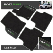 Load image into Gallery viewer, SEAT Cupra Formentor Tailored Car Mats (Front &amp; Rear Set) with Premium Carpet &amp; OEM Leatherette Fits MY 2020 Onwards
