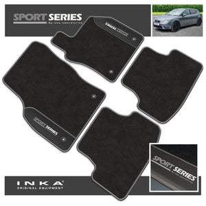 SEAT Leon Tailored Car Mats (Front & Rear Set) with Premium Carpet & OEM Leatherette Fits MY 2020 Onwards