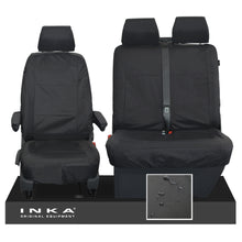 Load image into Gallery viewer, VW Transporter T6.1,T6,T5.1 INKA Front 1+2 Tailored Waterproof Seat Covers MY-10-24 [Choice of 2 Colours]
