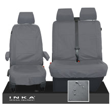 Load image into Gallery viewer, VW Transporter T6.1,T6,T5.1 INKA Front 1+2 Tailored Waterproof Seat Covers MY-10-24 [Choice of 2 Colours]
