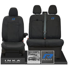 Load image into Gallery viewer, New VW Transporter T7 Panel Van INKA Front Set Tailored Waterproof Seat Covers Black MY25 onwards
