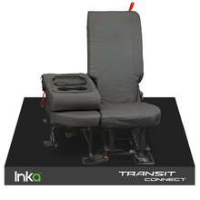 Load image into Gallery viewer, Ford Transit Connect Front Set 1+2 INKA Tailored Waterproof Seat Covers Grey MY13-23
