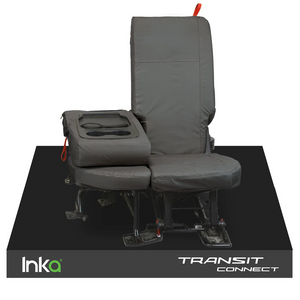 Ford Transit Connect Front Set 1+2 INKA Tailored Waterproof Seat Covers Grey MY13-23