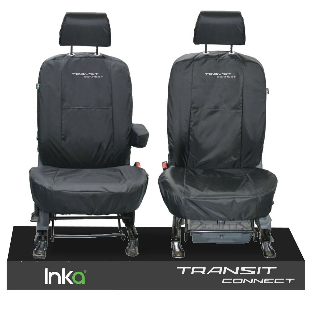 Ford Transit Connect Single Driver and Single Passenger INKA Waterproof Seat Cover Set MY-02-14