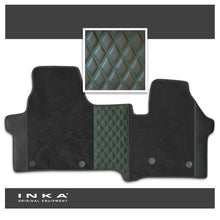 Load image into Gallery viewer, New VW Transporter T7 Bentley Leatherette Front Tailored Carpet Floor Mat Black MY25 Onwards
