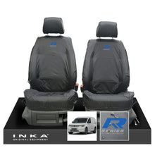 Load image into Gallery viewer, VW Caddy 5 Cargo INKA Front Set 1+1 Tailored Waterproof Seat Covers Grey MY-2020+ [Choice of 7 Colours]
