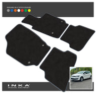 VW Polo Front & Rear Premium Tailored Carpet Mat Set with 7x Stitch Colours Fits MY09 to MY18