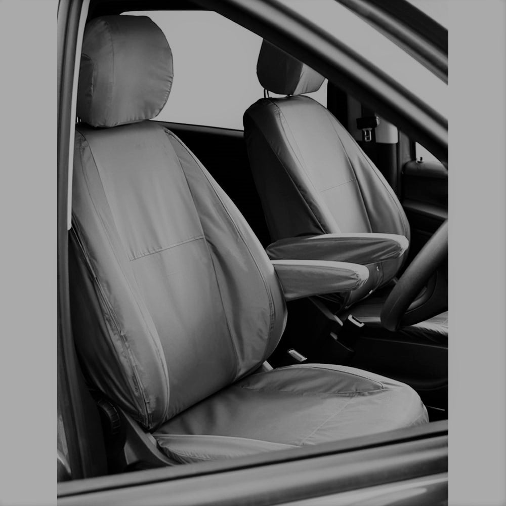 Range Rover SPORT Front 1+1 with DVD Headrest & 2 Inner Armrest INKA Tailored Waterproof Seat Covers BLACK MY-2005-2013