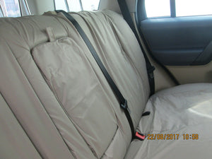 Land Rover-Freelander 2 - Second Row 2+1 60/40 Split INKA Tailored Waterproof Seat Covers Beige MY-2006-2014