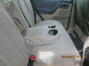 Land Rover-Freelander 2 - Second Row 2+1 60/40 Split INKA Tailored Waterproof Seat Covers Beige MY-2006-2014