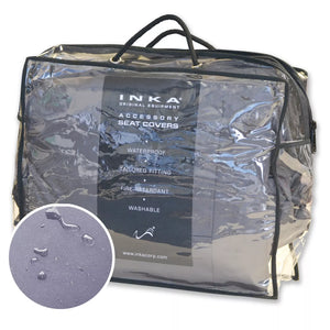 Nissan NV300 Front 1+2 Fully Tailored Waterproof Seat Covers Grey MY 14-21