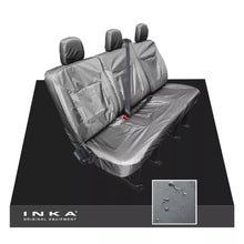Load image into Gallery viewer, Vauxhall Vivaro X82 2nd Row 2+1 Tailored Waterproof Seat Cover Grey MY14-18
