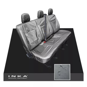 Vauxhall Vivaro X82 2nd Row 2+1 Tailored Waterproof Seat Cover Grey MY14-18