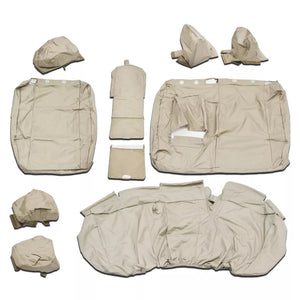 Range Rover Evoque L538 MK1 Rear 2+1 Waterproof Seat Covers Almond MY 10-15