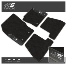 Load image into Gallery viewer, Ford Focus MK3 Car Mats (Front &amp; Rear Set) S Tech with Premium Carpet &amp; OEM Leatherette, Fits MY15 to MY18
