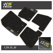 Load image into Gallery viewer, Ford Focus MK3 Car Mats (Front &amp; Rear Set) S Tech with Premium Carpet &amp; OEM Leatherette, Fits MY15 to MY18
