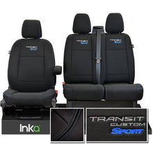 Load image into Gallery viewer, Ford Transit Custom Heavy Duty Front Seat Covers Genuine OEM MY 12-2023 [Choice of 6 Colours]

