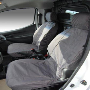 Nissan NV200 RHD 3rd Row Tailored Waterproof Seat Covers Two Single Seats 2010 Onwards in Grey