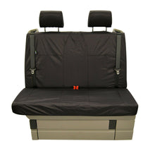Load image into Gallery viewer, VW California Ocean/Beach/Surf Inka Fully Tailored Waterproof Seat Covers with ISOFIX Black Fits T6 &amp; T5 2014 Onwards
