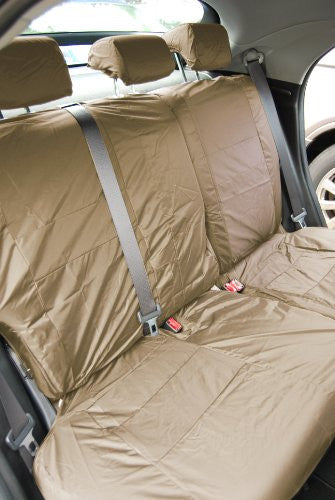 Honda Accord Saloon Fully Tailored Waterproof Rear Second Row Single and Double Set Seat Cover 2008 - 2012 Heavy Duty Right Hand Drive Beige