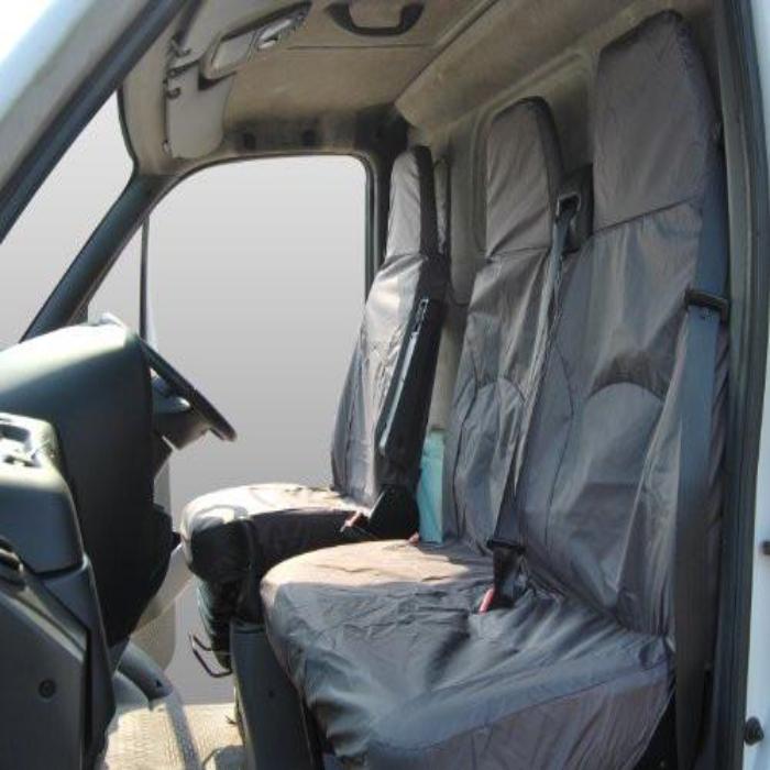 LDV Maxus Fully Tailored Waterproof Front Single and Double Set Seat Covers 2004 - 2014 Heavy Duty Right Hand Drive Grey