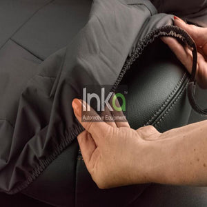Vauxhall Vivaro A X83 INKA Front Set Waterproof Seat Covers Black MY 2001-14 MK2