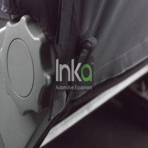 Vauxhall Vivaro A X83 INKA Front Set Waterproof Seat Covers Black MY 2001-14 MK2