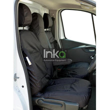 Load image into Gallery viewer, INKA Tailored Waterproof Vauxhall Vivaro Front 1+2 Double Seat Covers 2014-2016
