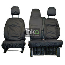Load image into Gallery viewer, INKA Tailored Waterproof Vauxhall Vivaro Front 1+2 Double Seat Covers 2014-2016
