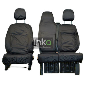 INKA Tailored Waterproof Vauxhall Vivaro Front 1+2 Double Seat Covers 2014-2016
