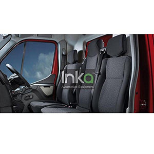 Vauxhall Movano Front 1+2 Fully Tailored Waterproof Covers - Black MY 2010-2021