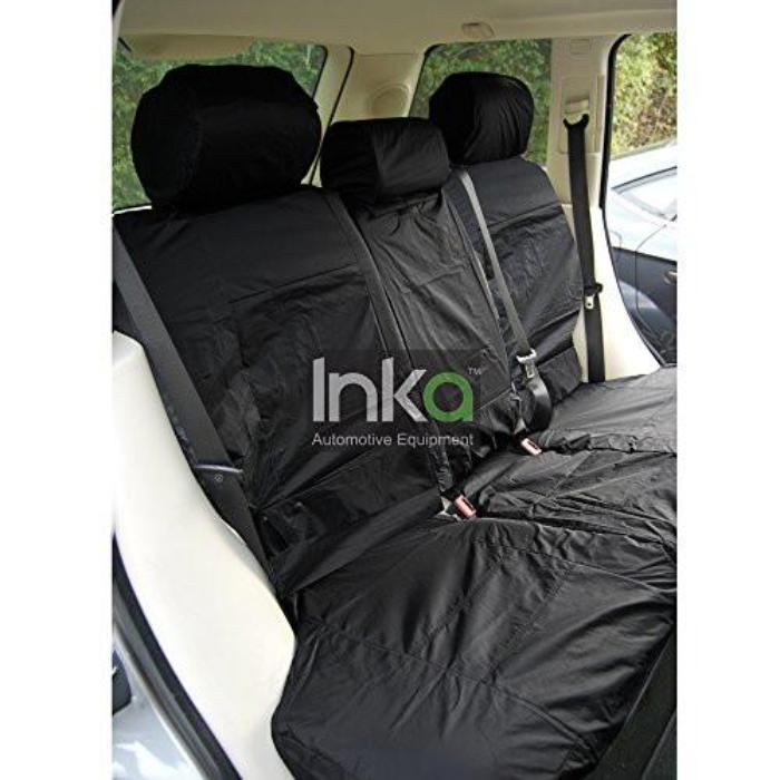 Range Rover Fully Tailored Waterproof Rear Seat Cover Set 2002-2012 Heavy Duty Right Hand Drive Black