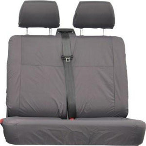 Mercedes Vito Fully Tailored Waterproof Front Row Double Seat Cover With Center Armrest 2006 Onwards Heavy Duty Right Hand Drive Grey Comfort Seat Type