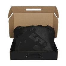 Load image into Gallery viewer, Peugeot Boxer Fully Tailored Inka Waterproof Front Single &amp; Double Seat Covers 2006 - 2016 Heavy Duty Right Hand Drive Black
